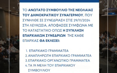 Σύγκληση Επαρχιακών Συνεδρίων